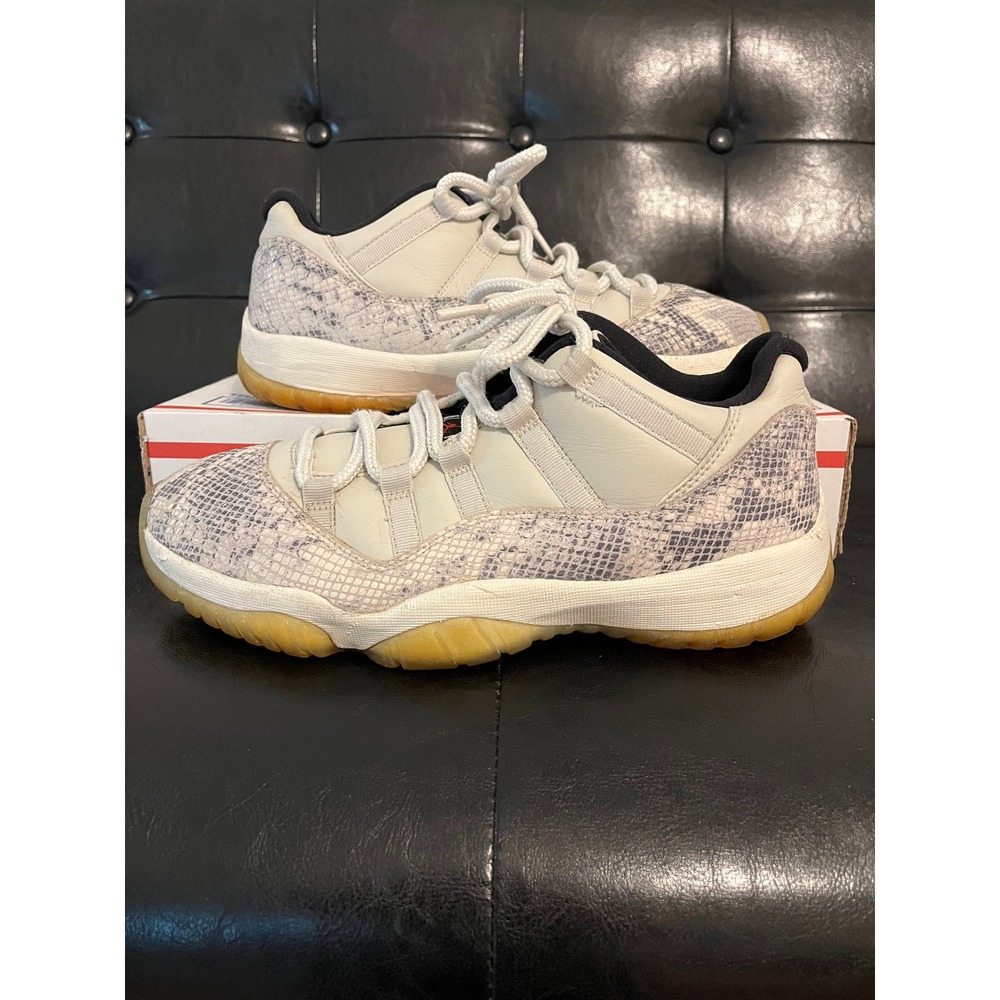 Air Jordan 11 Retro Low Light Bone Snakeskin